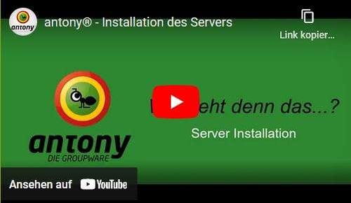 Wie geht denn das: Installation des Servers